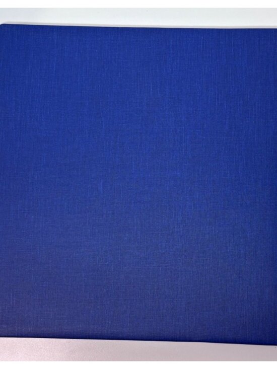 Creative Memories Scrapbook Album 12x12 Blue w/ Pages Silver Foil Old Style - Picture 2 of 6